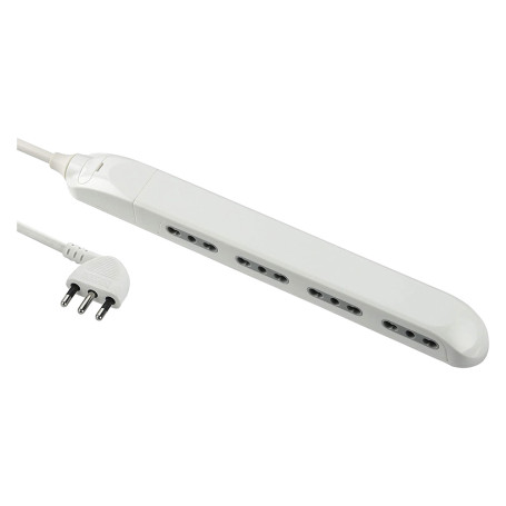 MULTIPRESA SALVASPAZIO  SLIM  colore bianco - art.61910