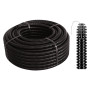 TUBO CORRUGATO PIEGHEVOLE CON TIRAFILO  diametro  25 - mt. 50
