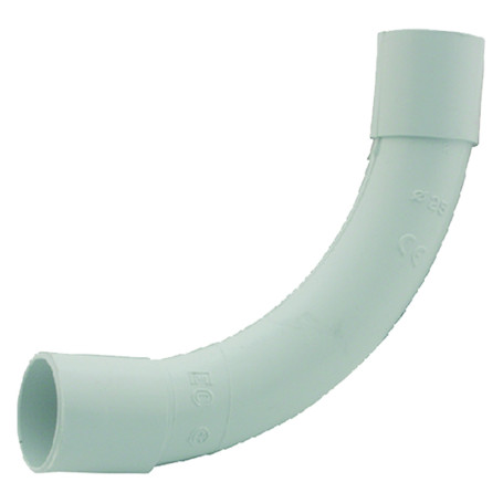CURVA A 90 PER TUBO RIGIDO  diametro  mm 25