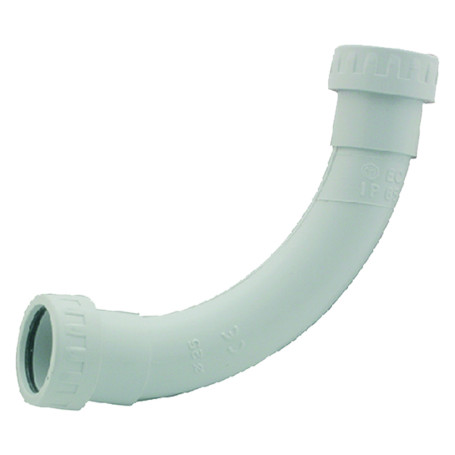 CURVA A 90 PER TUBO RIGIDO  diametro  mm 16