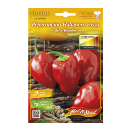 SEMI ORTO PEPERONCINO HABANERO ROSSO