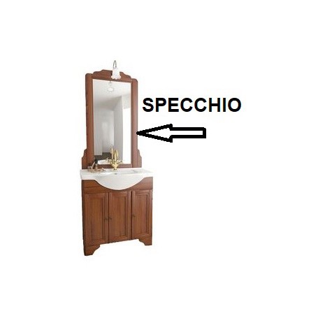 ZZ-SPECCHIO X MOBILE BAGNO ARTE POV."DORIA"75