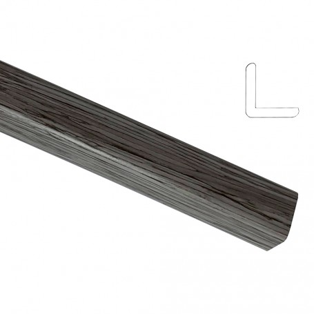 PARASP.POLYST.LISCIO 30X30 H.290 GRIGIO LAM.