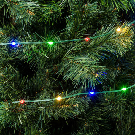 CATENA LINEARE GOCCE DI LUCI A LED SERIE  MTL  600 gocce l.bianca -49 mt. (45+4)