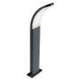 PALETTO LANTERNA LED  VIRGOLA  12 W cm. 13 x 8 x h.62
