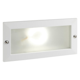 SEGNA PASSO LED INCASSO RETTANGOLARE APERTO  ESCAPE  colore bianco - 10 watt