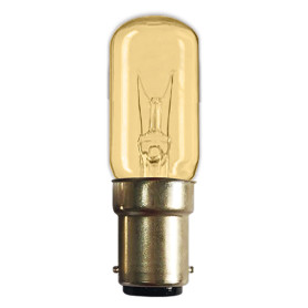 LAMPADINA AD INCANDESCENZA  TUBOLARE  15W B15D - mm 17 x  57