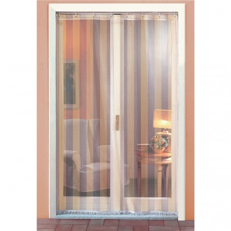 TENDA ZANZARIERA CON GANCI ED ANELLI  LIVING  giallo