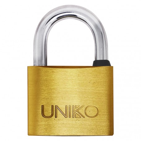 LUCCHETTO RETTANGOLARE  UNIKO  mm 40 - blister 1 pz (chiave UL058)