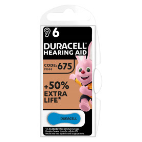 PILA PER APPARECCHI ACUSTICI  DA 675  Pz 6 - 1