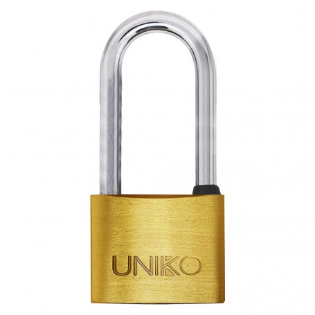 LUCCHETTO RETTANGOLARE ARCO LUNGO  UNIKO  mm 30 (chiave UL058)