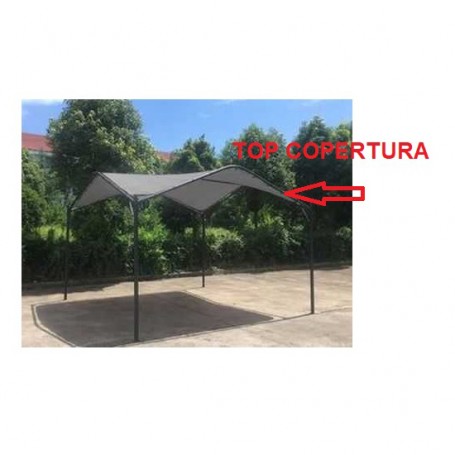 ZZ-GAZEBO IN ACCIAIO"ONDA"(TOP COPERTURA)
