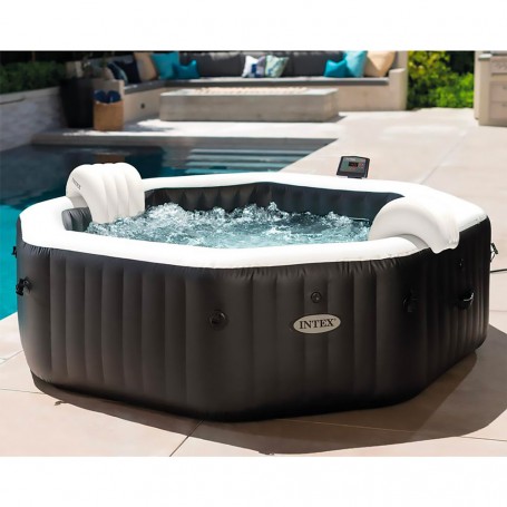 PISCINA IDROMASSAGGIO  PURE SPA BUBBLE E JET MASSAGE DELUXE  cm 201 x 71