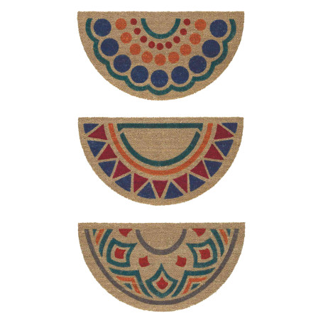 ZERBINO MEZZALUNA  TROPICAL  cm. 40 x 70 fantasia