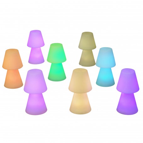 LAMPADA DA TAVOLO MOD.LOLA 20 RGB BIANCA BATT
