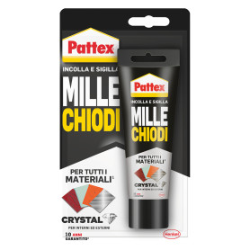 ADESIVO MILLECHIODI  CRYSTAL  gr. 90 trasparente