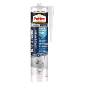 PATTEX BAGNI & CUCINE  3X PROTECTION  ml.330 - bianco