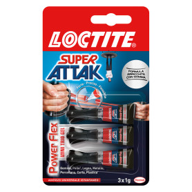 SUPER ATTAK  POWER FLEX  3 pezzi da gr.1 - mini trio gel