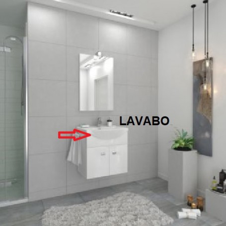 ZZ-LAVABO X MOBILE BAGNO EMMA SOSPESO BIANCO
