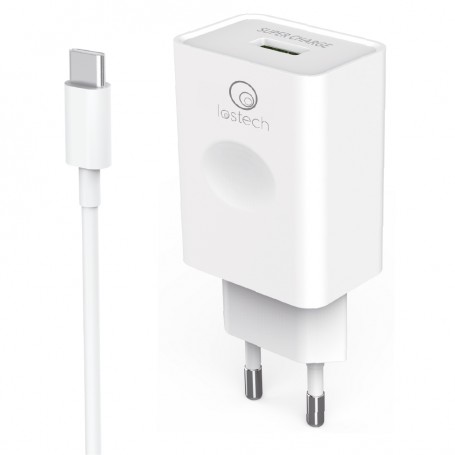 CARICATORE USB SUPER RAPIDO C\CAVO TYPE-C CM.