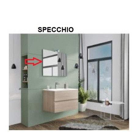 ZZ-SPECCHIO X MOBILE BAGNO NEW SPLASH CM.80 R