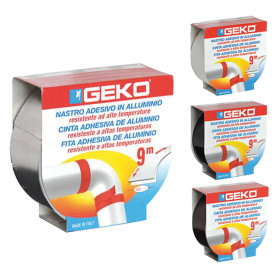 NASTRO ADESIVO IN ALLUMINIO  SMOKE  mm. 40 x 9 mt - col. nero