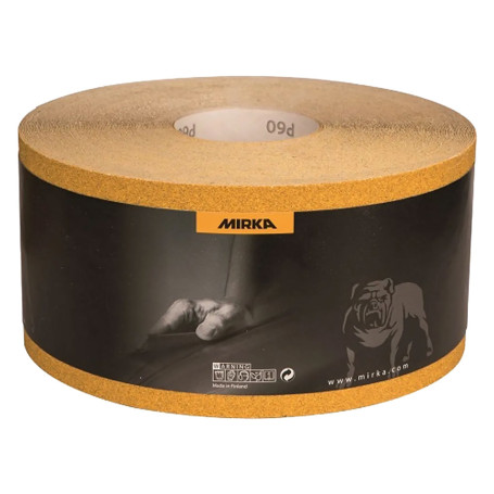 CARTA SPAZIATA  GOLD  grana 60 mm 115 x mt 50
