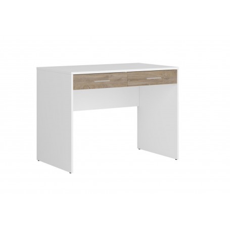 KIT SCRIVANIA USB 2C 100X75X60 BIANCO\ROVERE