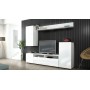 KIT PARETE LIVING BRIDGE 207X170X34 BIANCO\B.LUC.