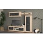 KIT PARETE LIVING AMBER 250X188X41 NAT.OAK\ANTRAC.