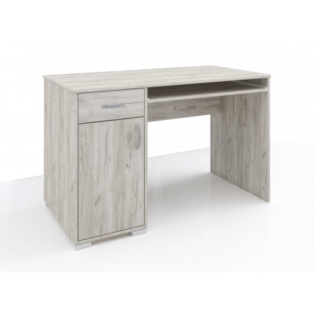 KIT SCRIVANIA YOUNG 1A+1C 120X75X60 GREY CRAFT OAK