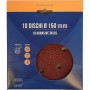 DISCHI ABRAS.VELCRATI 6 FORI MM.150 GR. 40 CF PZ10