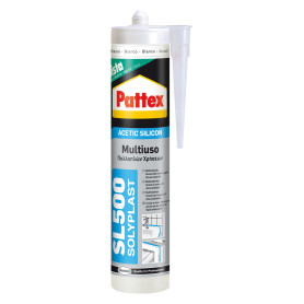 SILICONE ACETICO MULTIUSO  SOLYPLAST  nero ml 300 RAL 9005