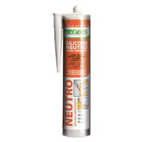 SILICONE NEUTRO PER EDILIZIA E SERRAMENTI  GEBOSIL trasparente ml 310