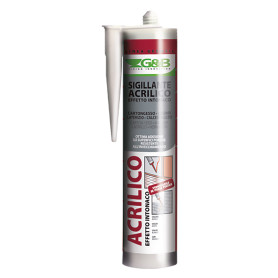 SILICONE ACRILICO EFFETTO RUVIDO  GEBOSIL  bianco ml 310