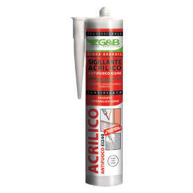 SILICONE ACRILICO PER CARTONGESSO E DECORAZIONI  G bianco ml 310