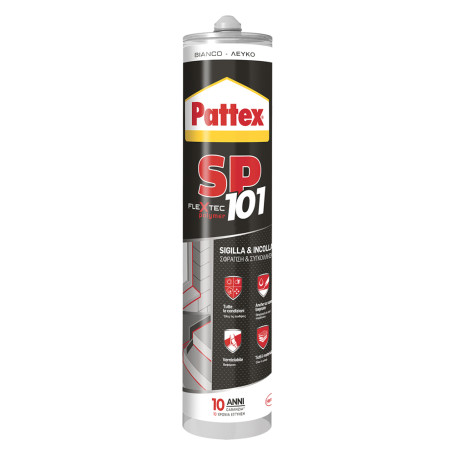 SIGILLANTE NEUTRO PER MULTIMATERIALI  PATTEX SP101 bianco