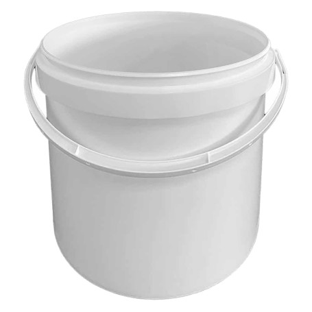 SECCHIO PLASTICO TRONCO CONICO Lt. 14 -  diametro  27 x h.29 cm