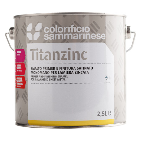 SMALTO SINTETICO RIEMPITIVO  TITANZINC  Lt. 0
