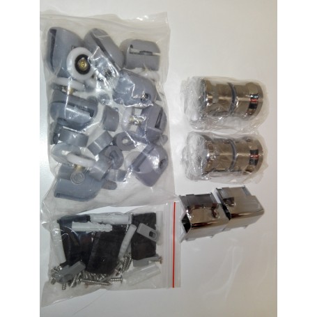 ZZ-BOX DOCCIA CRIST.CM.70X70-(KIT ACCESSORI)