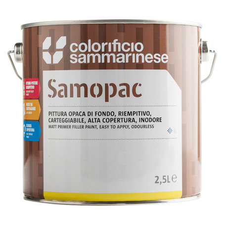 PITTURA OPACA DI FONDO  SAMOPAC  Lt. 0