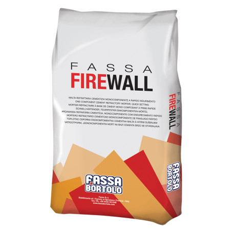 MALTA CEMENTIZIA REFRATTARIA  FASSA FIREWALL  Kg. 5