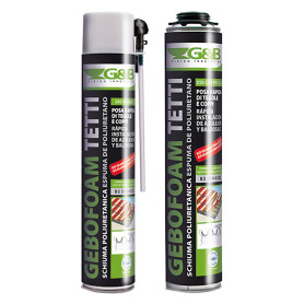 SCHIUMA POLIURETANICA TEGOLE E COPPI  GEBOFOAM  ml 750 tipo S - manuale