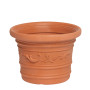 VASO IN PLASTICA FESTONATO D 35XH26 CM PRESTIGE