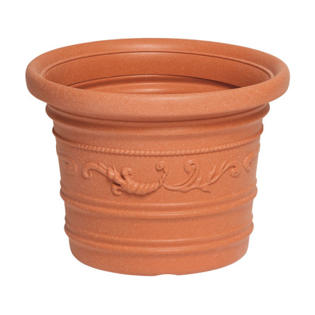 VASO IN PLASTICA FESTONATO D 40XH30 CM PRESTIGE