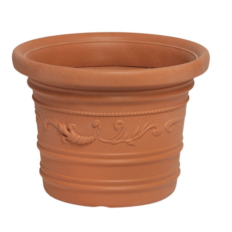 VASO IN PLASTICA FESTONATO D 45XH35 CM PRESTIGE