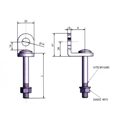 POTENT OCCHIOLO FISSO X LUCCHETTI MM.26 74