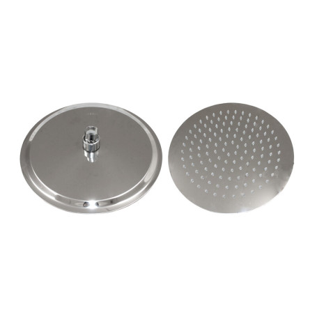 SOFFIONE DOCCIA INOX TONDO D 200 MM