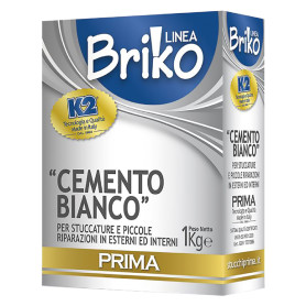 CEMENTO BIANCO IN POLVERE  BRIKO K2  Kg. 4 - sacchetta