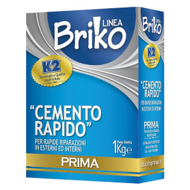 CEMENTO RAPIDO IN POLVERE  BRIKO K2  Kg. 4 - sacchetta